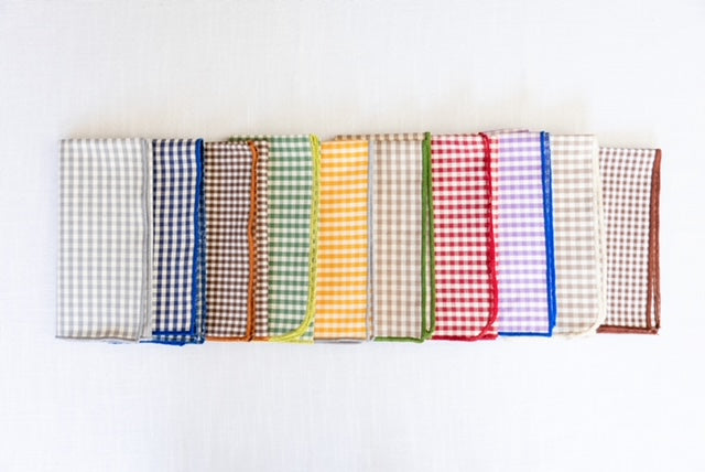 Gingham Multiple Colors Napkin - Set of 2